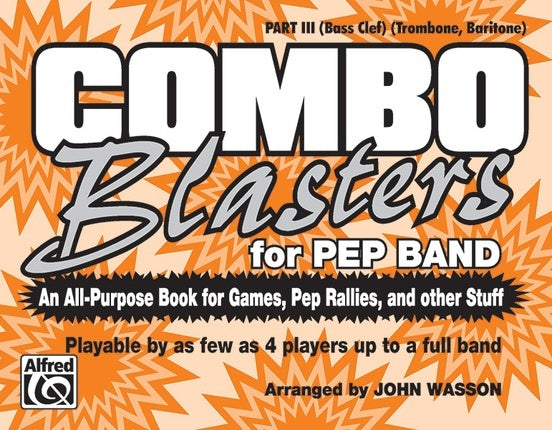 Combo Blasters For Pep Band Marching Band Part 3 Bass Clef