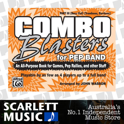 Combo Blasters For Pep Band Marching Band Part 3 Bass Clef — view 2