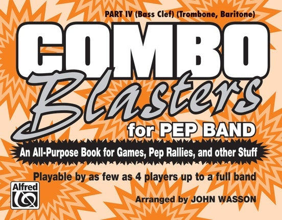 Combo Blasters For Pep Band Marching Band Part 4 Bass Clef
