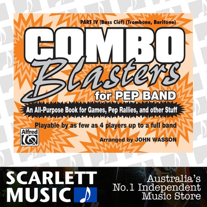 Combo Blasters For Pep Band Marching Band Part 4 Bass Clef — view 2