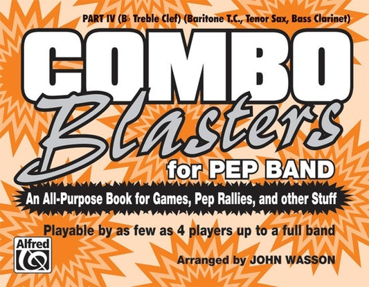 Combo Blasters For Pep Band Marching Band Part 4 Bb Treble