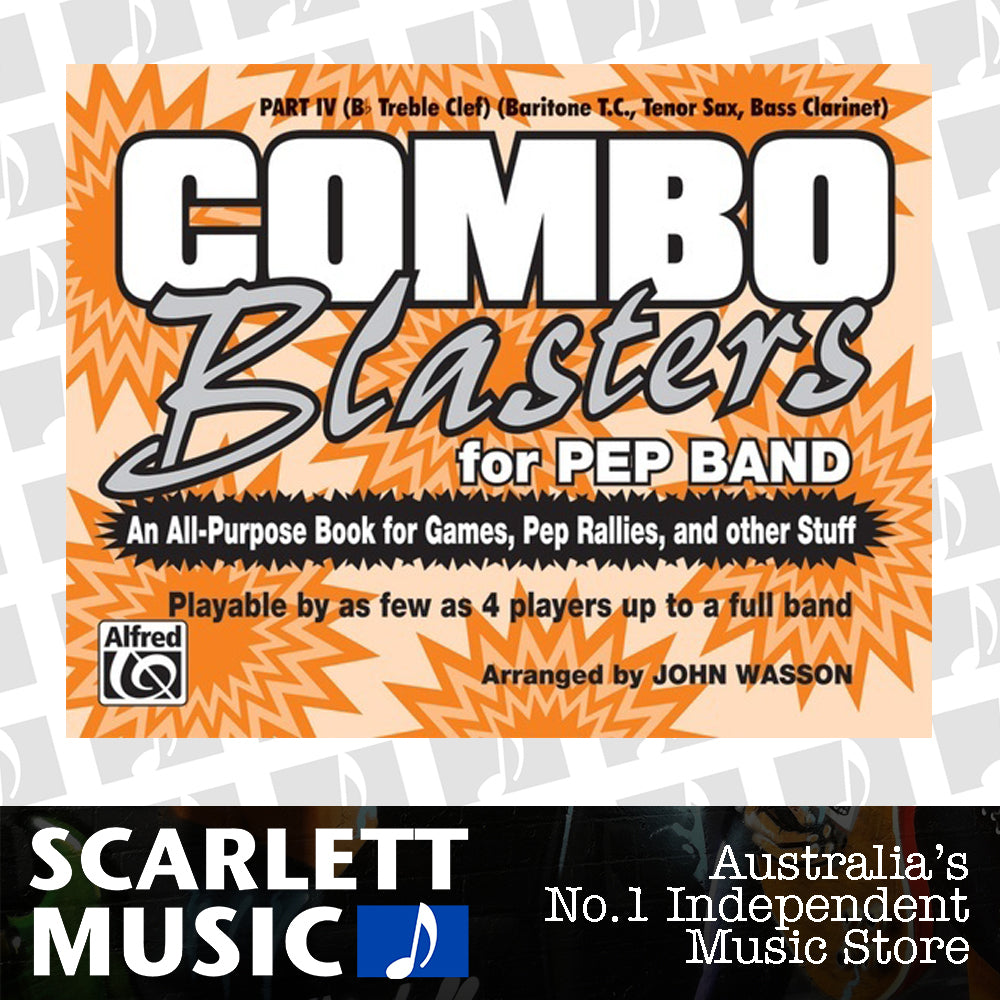 Combo Blasters For Pep Band Marching Band Part 4 Bb Treble — view 2