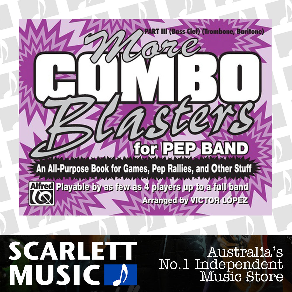More Combo Blasters For Pep Band Marching Band Part 3 Bass Clef — view 2