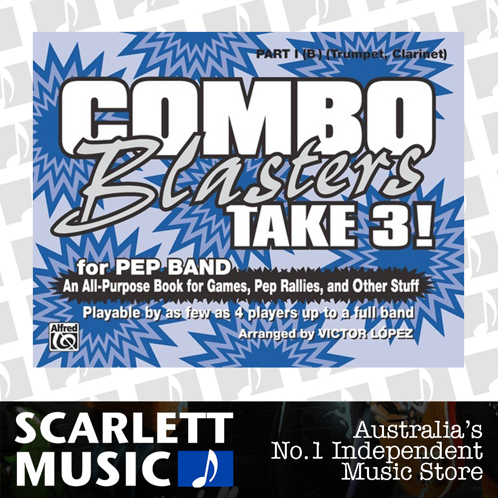 Combo Blasters Take 3 Marching Band Part 1 B Flat — view 2
