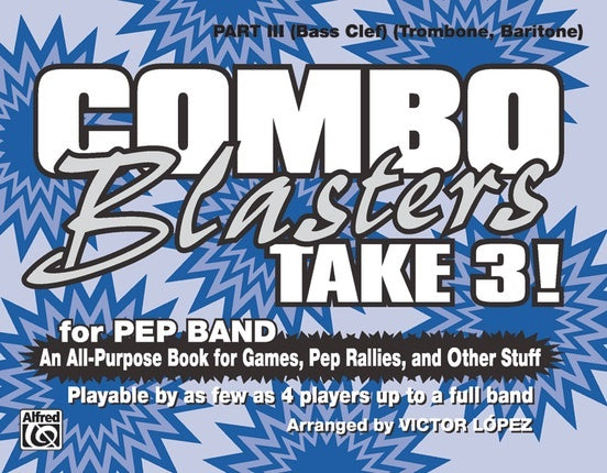 Combo Blasters Take 3 Marching Band Part 3 Bass Clef