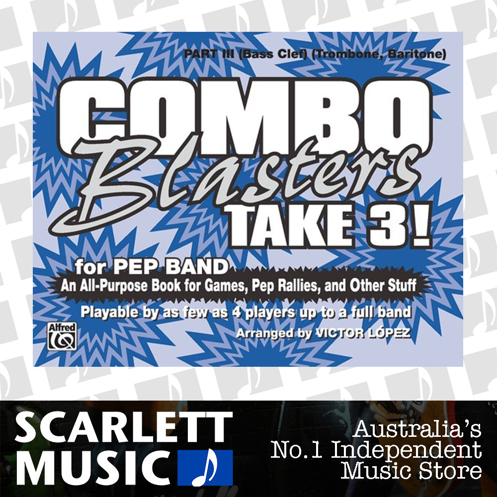 Combo Blasters Take 3 Marching Band Part 3 Bass Clef — view 2