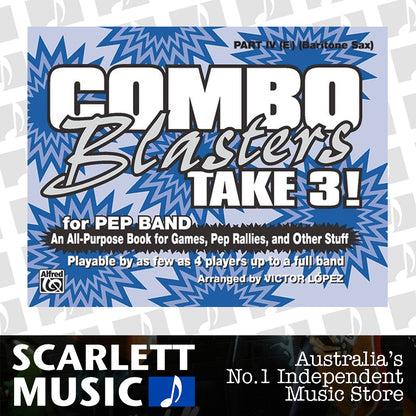 Combo Blasters Take 3 Marching Band Part 4 E Flat — view 2
