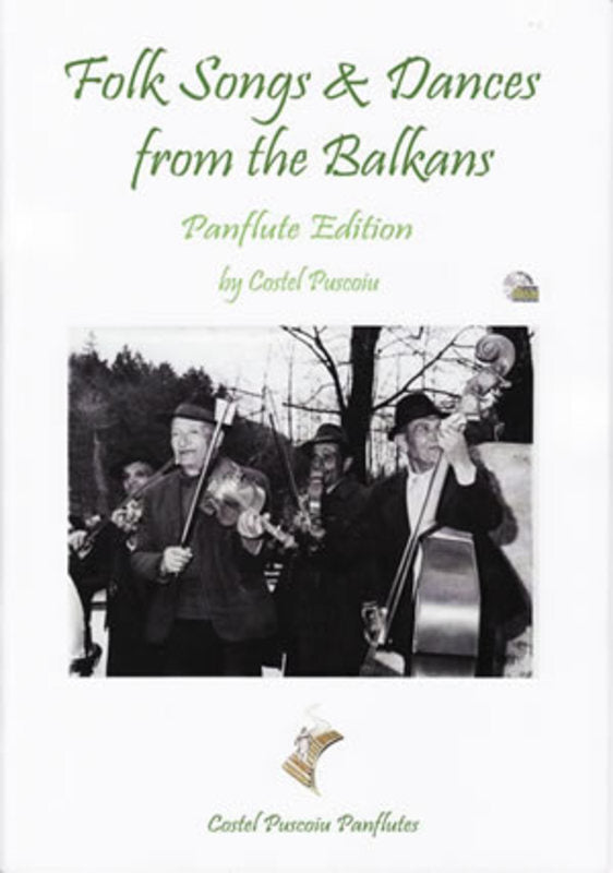 Folk Songs And Dances From The Balkans - Pan Flute (Softcover Book/CD)