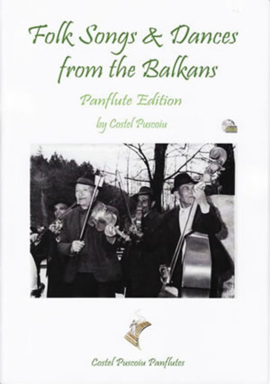 Folk Songs And Dances From The Balkans - Pan Flute (Softcover Book/CD)