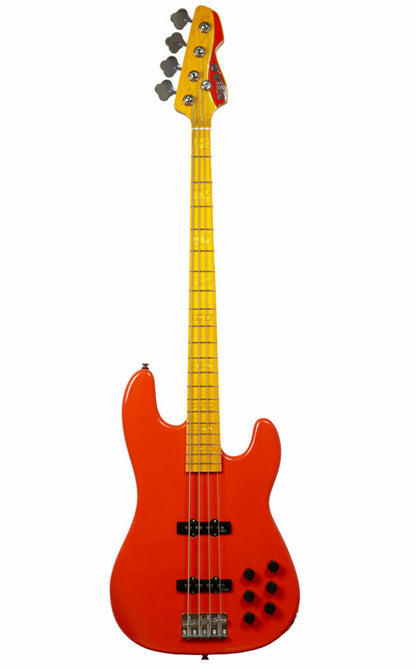 MarkBass MB GV 4 String Electric Bass Fiesta Red