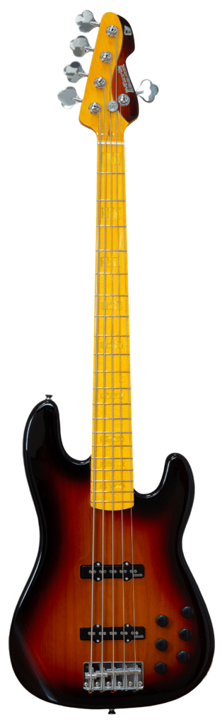 MarkBass MB GV 5 String Electric Bass 3 Tone Sunburst