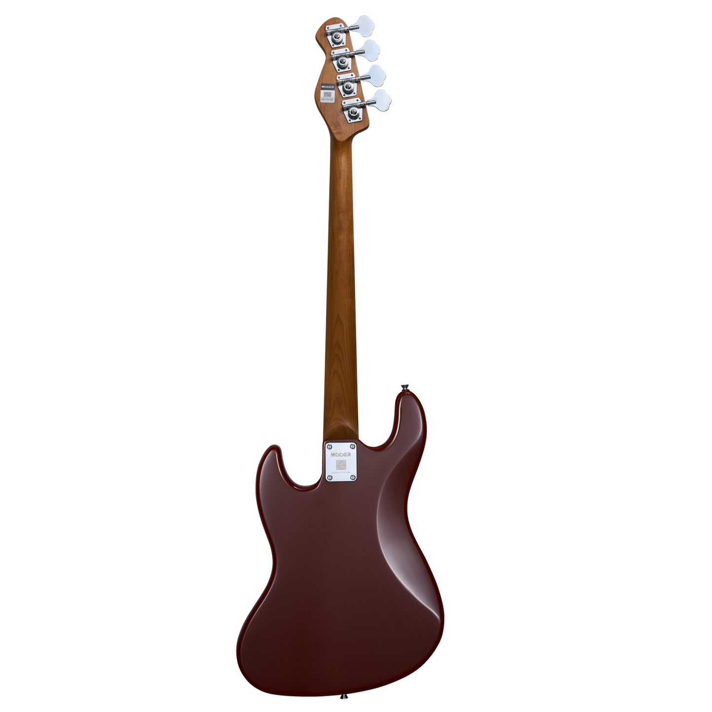 MOOER MBJ410 J Bass-Style Electric Bass Guitar - Red Burst — view 4