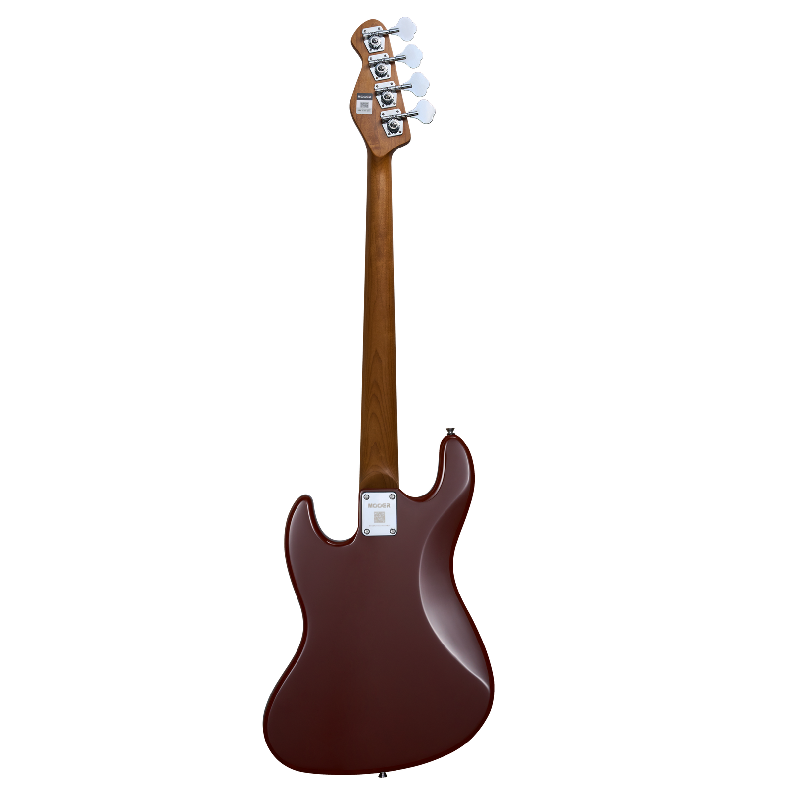 MOOER MBJ410 J Bass-Style Electric Bass Guitar - Red Burst — view 4
