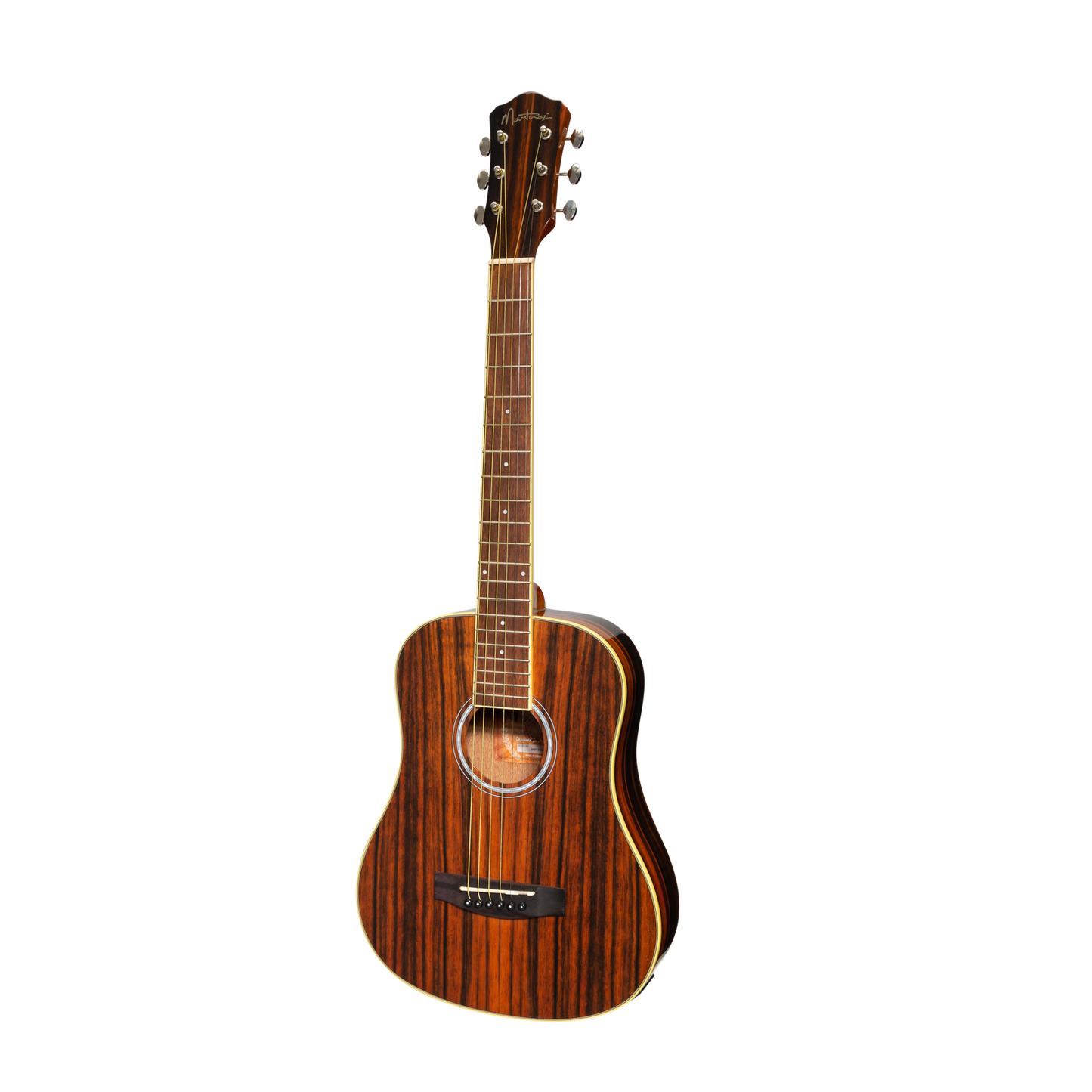 Martinez '51 Series' Acoustic-Electric Babe Traveller Guitar Amara Gloss Finish MBT-51G-AMA