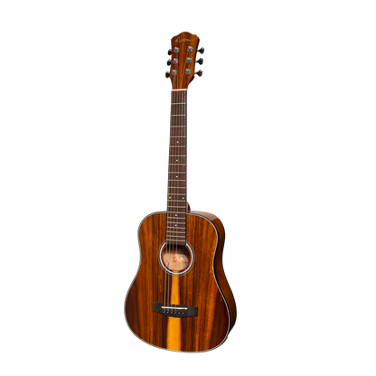 Martinez '51 Series' Acoustic-Electric Babe Traveller Guitar Teakwood Gloss Finish MBT-51G-TK