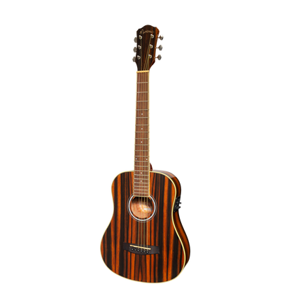 Martinez '51 Series' Left Handed Acoustic-Electric Babe Traveller Guitar Amara Gloss Finish