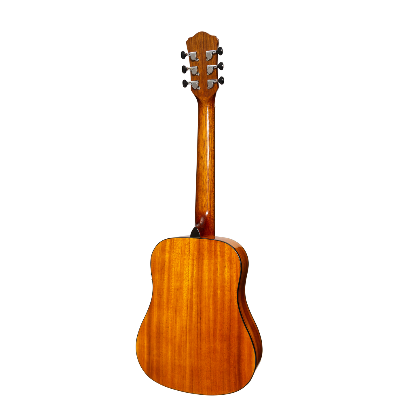 Martinez '51 Series' Left Handed Acoustic-Electric Babe Traveller Guitar Koa Gloss Finish — view 2
