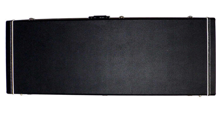 MBT Wooden Extreme Shapes Electric Guitar Case Black Multi-Fit with Velcro Inserts