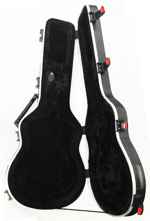 MBT ABS GS-Mini Style Acoustic Guitar Case Black with TSA Latches — view 2