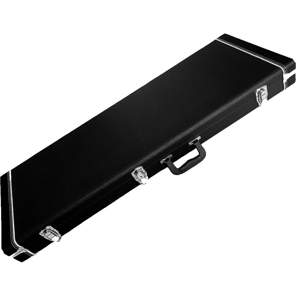 MBT Wooden Electric Guitar Case for Jaguar/Jazzmaster Style in Black