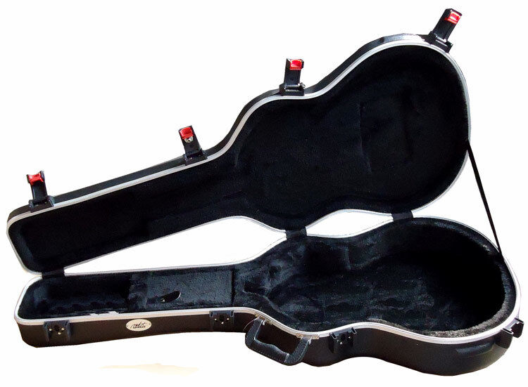 MBT ABS Acoustic Guitar Case for Parlour Guitars with TSA Latches, Black — view 2