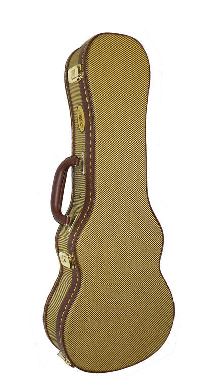 MBT Wooden Concert Ukulele Case - Tweed Fabric