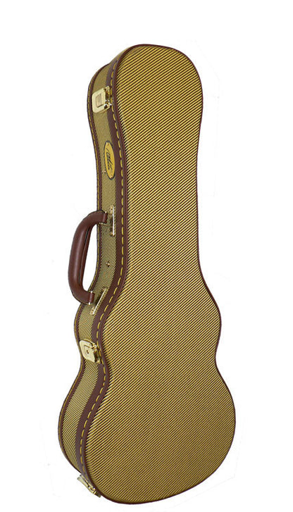 MBT Wooden Concert Ukulele Case - Tweed Fabric