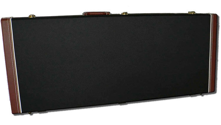 MBT Wooden BC Rich Warlock Electric Guitar Case Black/Brown