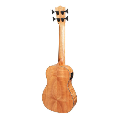 Mojo Flamed Okoume 30" Electric Bass Ukulele with KLT-21 Preamp and Built-in Tuner, Natural Satin Finish — view 2