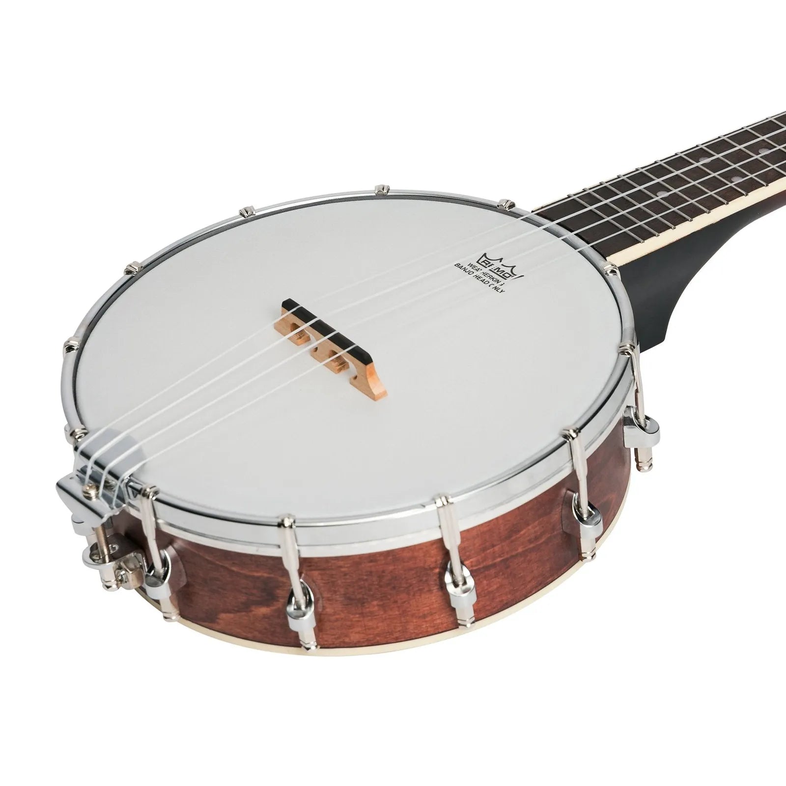 Martinez Southern Belle 24 Inch Banjo Ukulele MBU-24-NST Sunburst Satin with Padded Soft Case — view 6