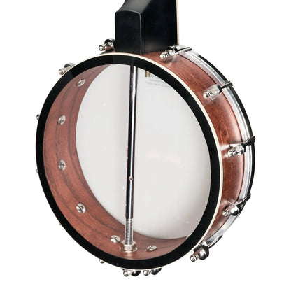 Martinez Southern Belle 24 Inch Banjo Ukulele MBU-24-NST Sunburst Satin with Padded Soft Case — view 5