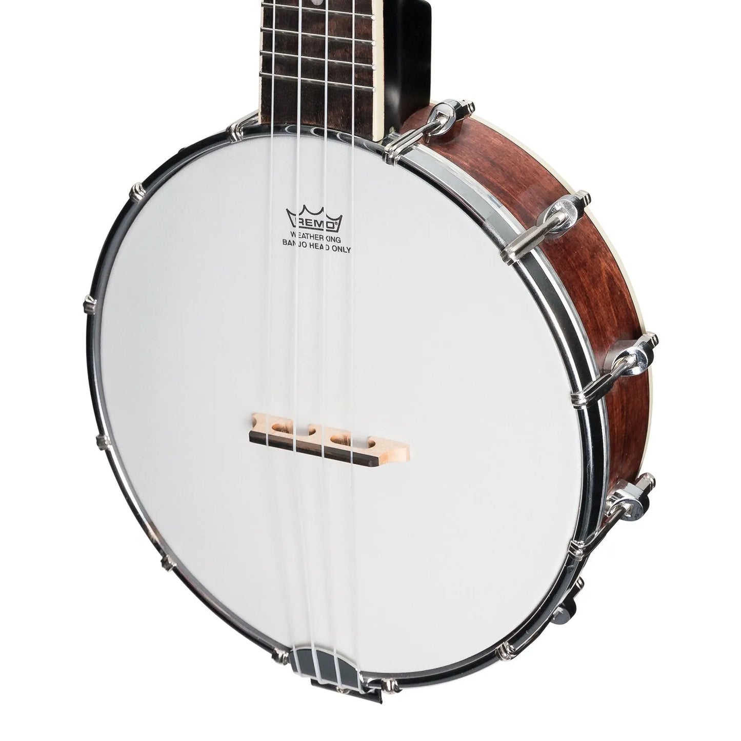 Martinez Southern Belle 24 Inch Banjo Ukulele MBU-24-NST Sunburst Satin with Padded Soft Case — view 4