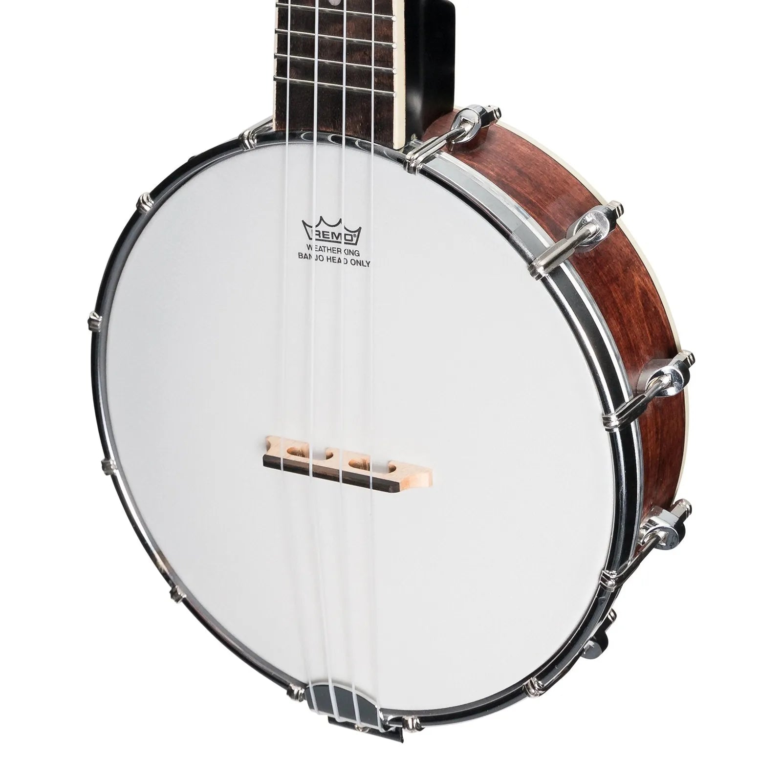 Martinez Southern Belle 24 Inch Banjo Ukulele MBU-24-NST Sunburst Satin with Padded Soft Case — view 4
