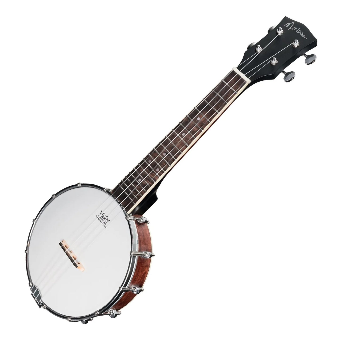 Martinez Southern Belle 24 Inch Banjo Ukulele MBU-24-NST Sunburst Satin with Padded Soft Case — view 3