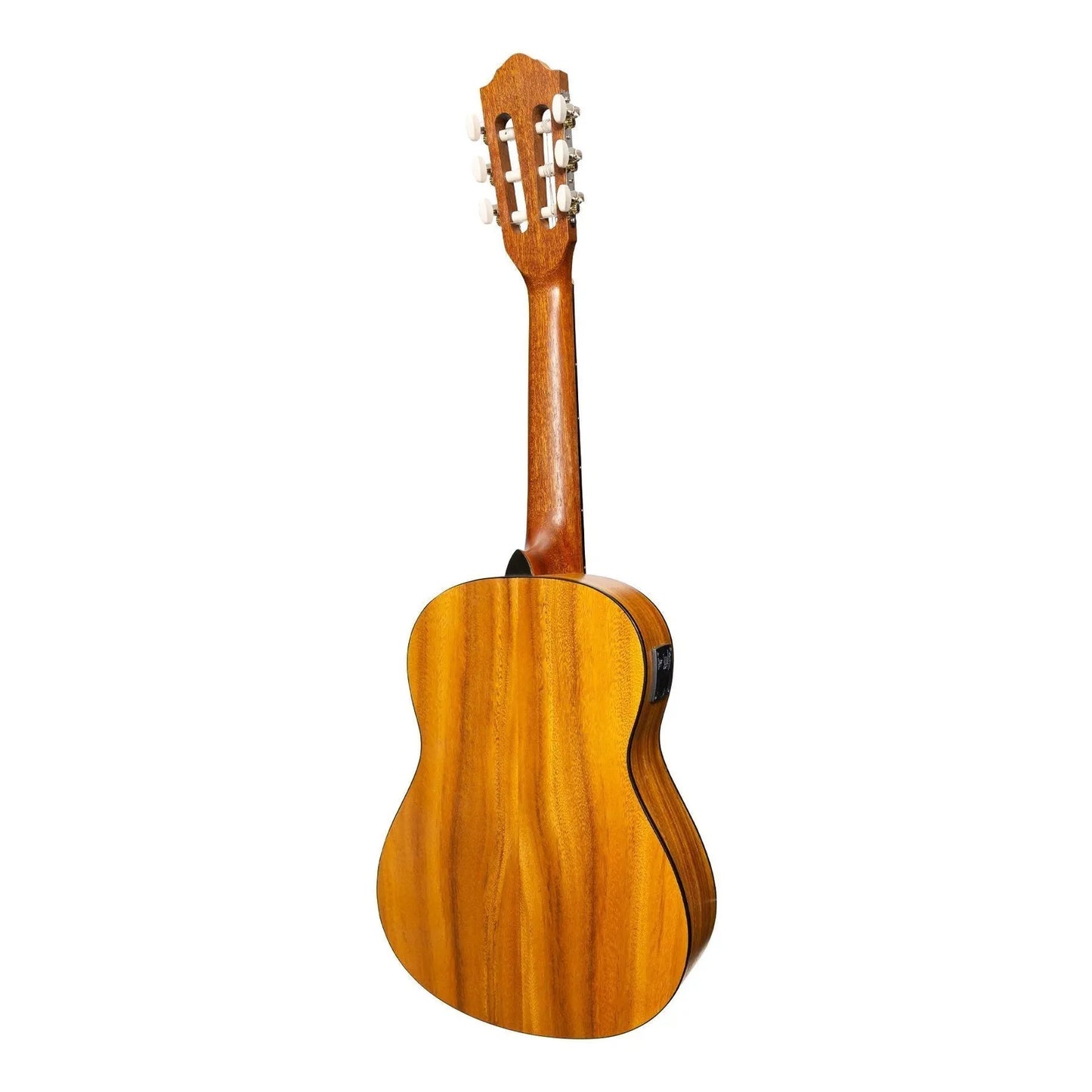 Martinez 1/2 Size Student Classical Guitar with Built-In Tuner - Spruce/Koa, Model MC-12T-SK, Natural Satin Finish — view 2