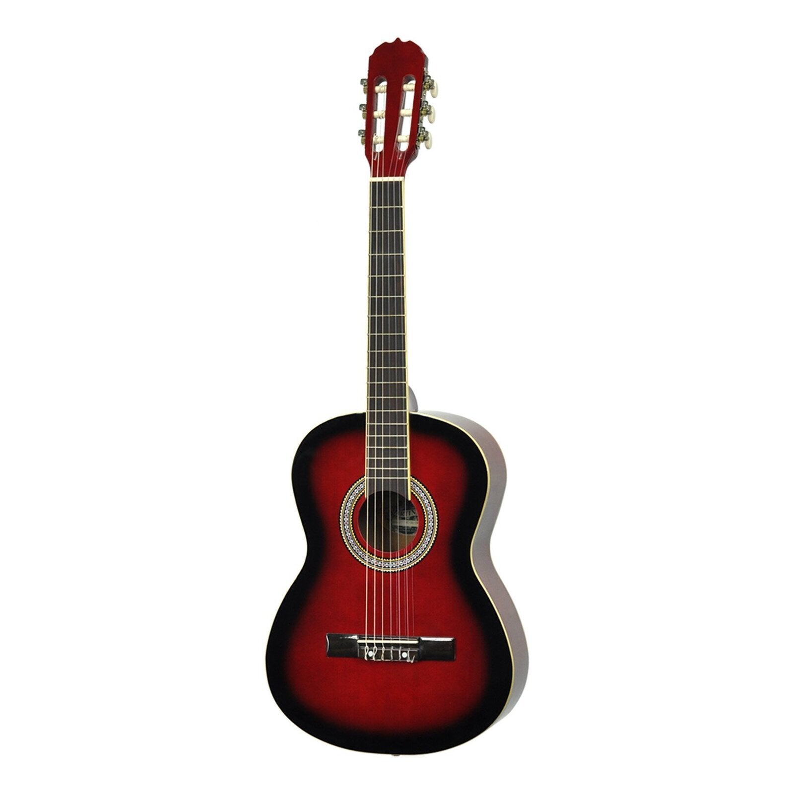 Martinez 3/4 Size Beginner Classical Guitar (Wine Red)