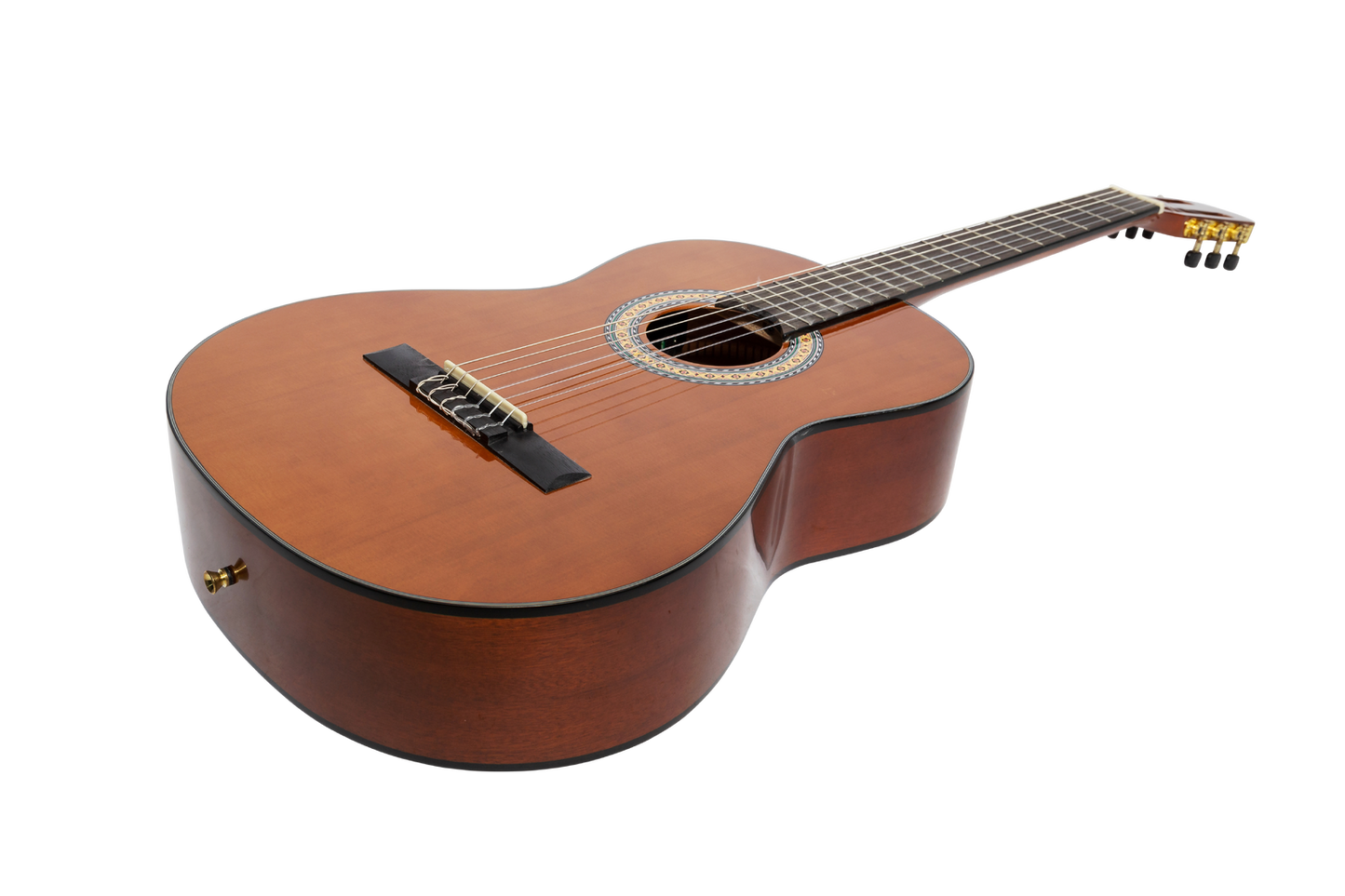 Martinez G-Series Full Size Classical Guitar with Built-in Tuner - Natural Gloss — view 2