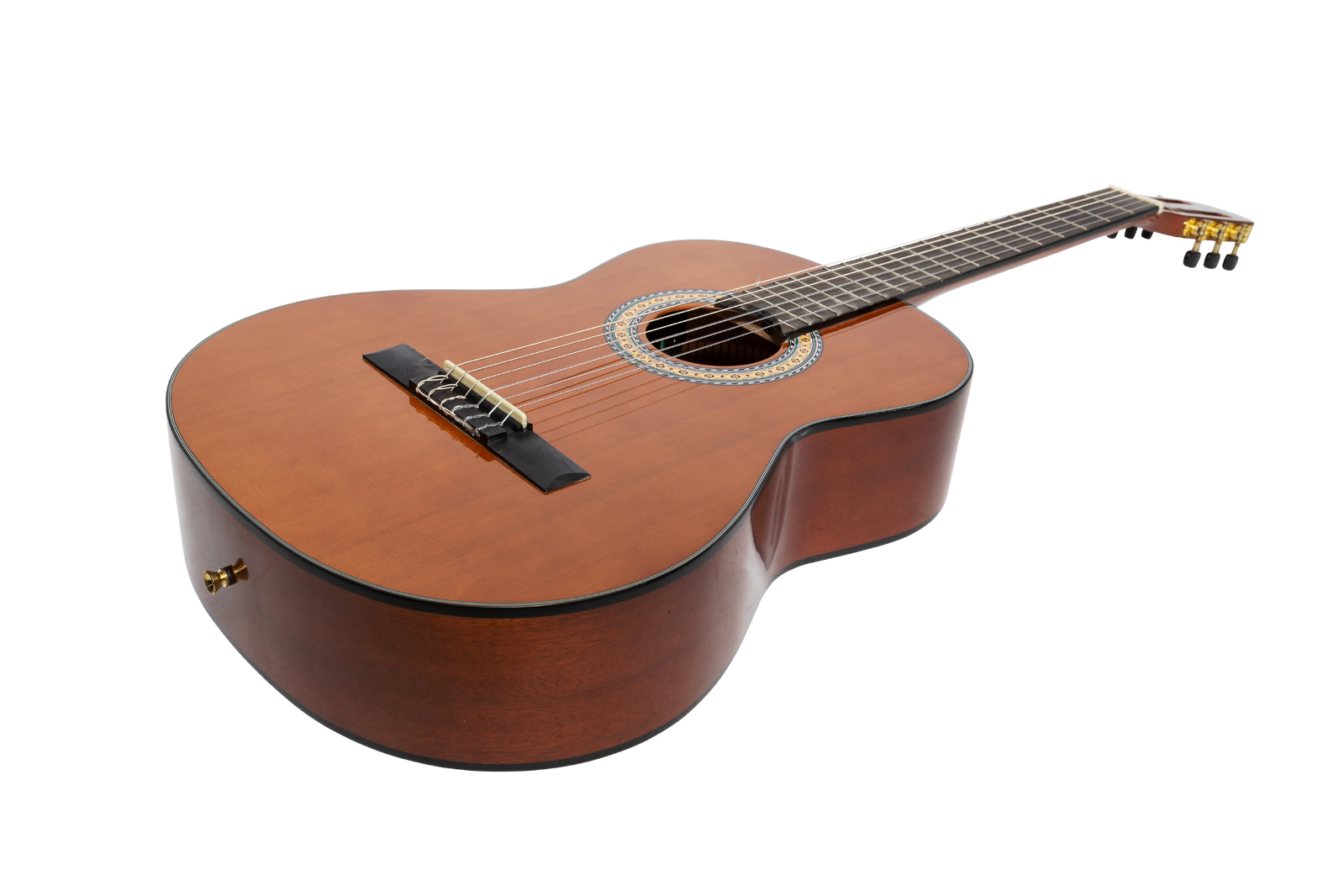 Martinez G-Series Full Size Classical Guitar with Built-in Tuner - Natural Gloss — view 2