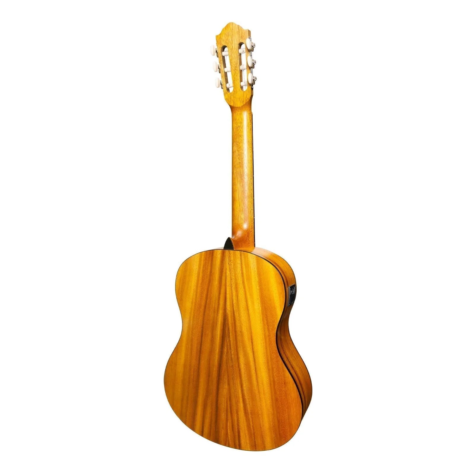 Martinez MC-44T-KOA Full Size Student Classical Guitar with Built-In Tuner, Natural Satin Finish, 6 Nylon Strings, 4/4 Size — view 2