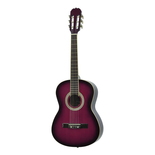 Martinez Full Size Beginner Classical Guitar (Plumburst)