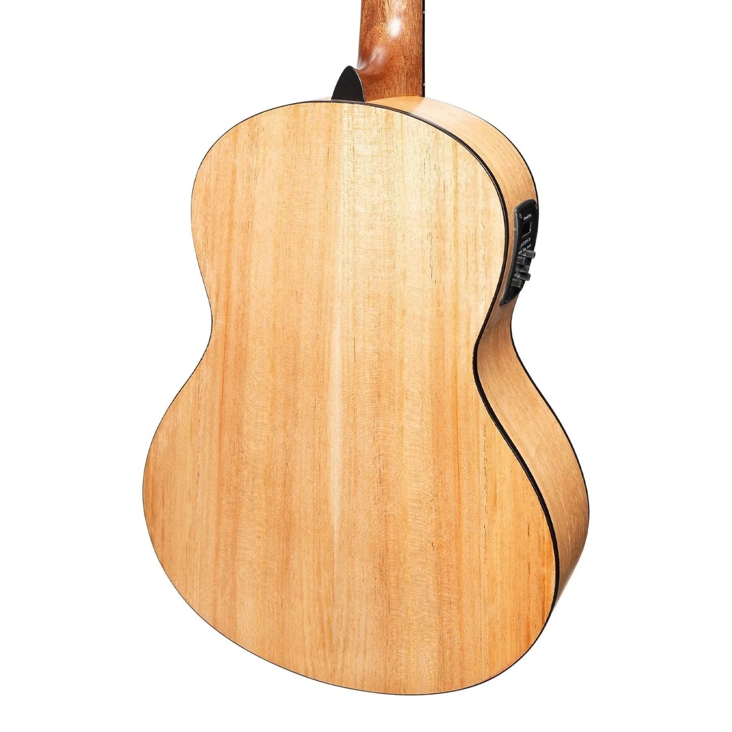 Martinez Slim Jim 3/4 Size Electric Classical Guitar with Pickup and Tuner - Mindi-Wood — view 5