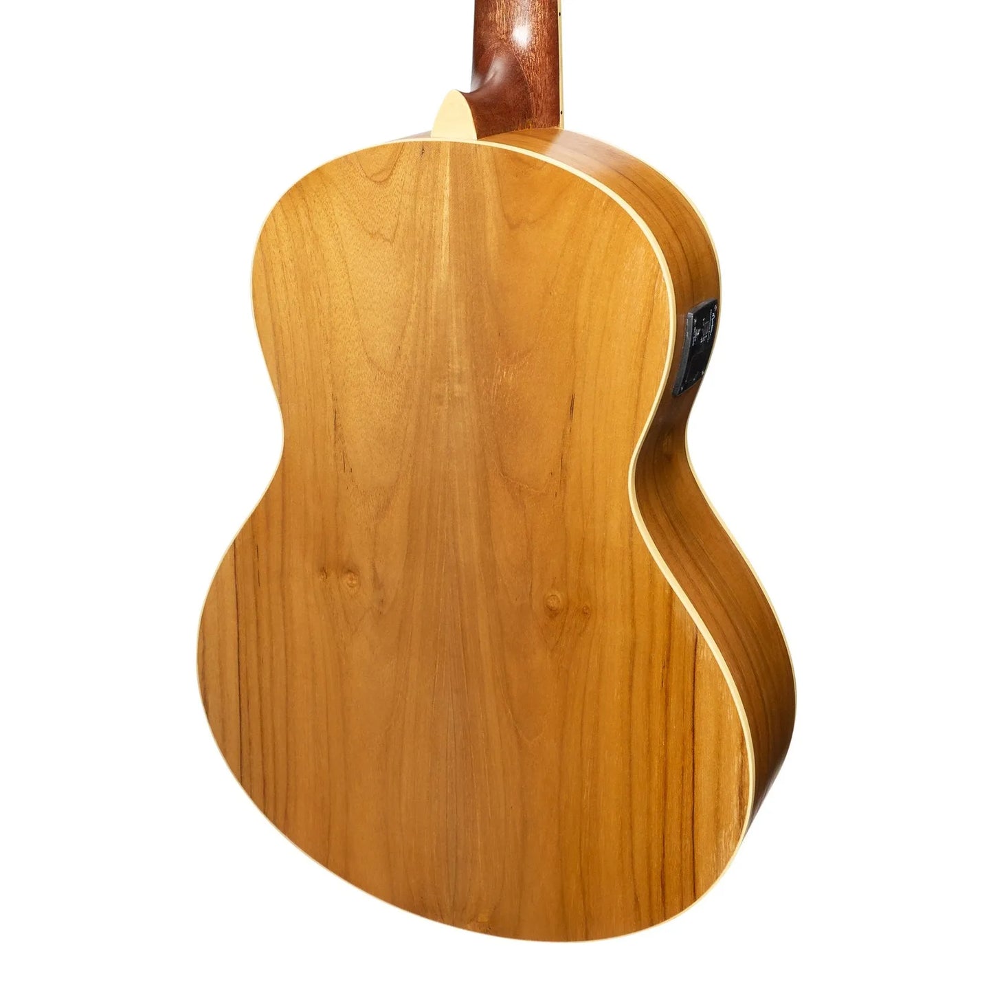 Martinez Slim Jim 3/4 Size Student Classical Guitar with Built-In Tuner - Jati-Teakwood — view 5