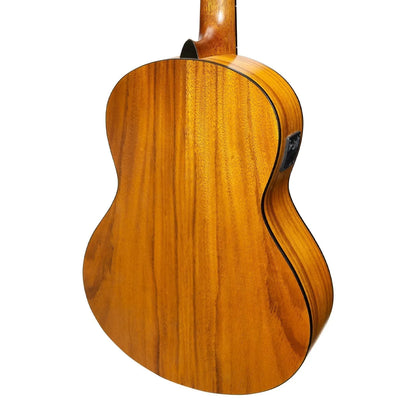 Martinez Slim Jim MC-SJ34T-KOA 3/4 Size Student Classical Guitar with Built-In Tuner — view 5