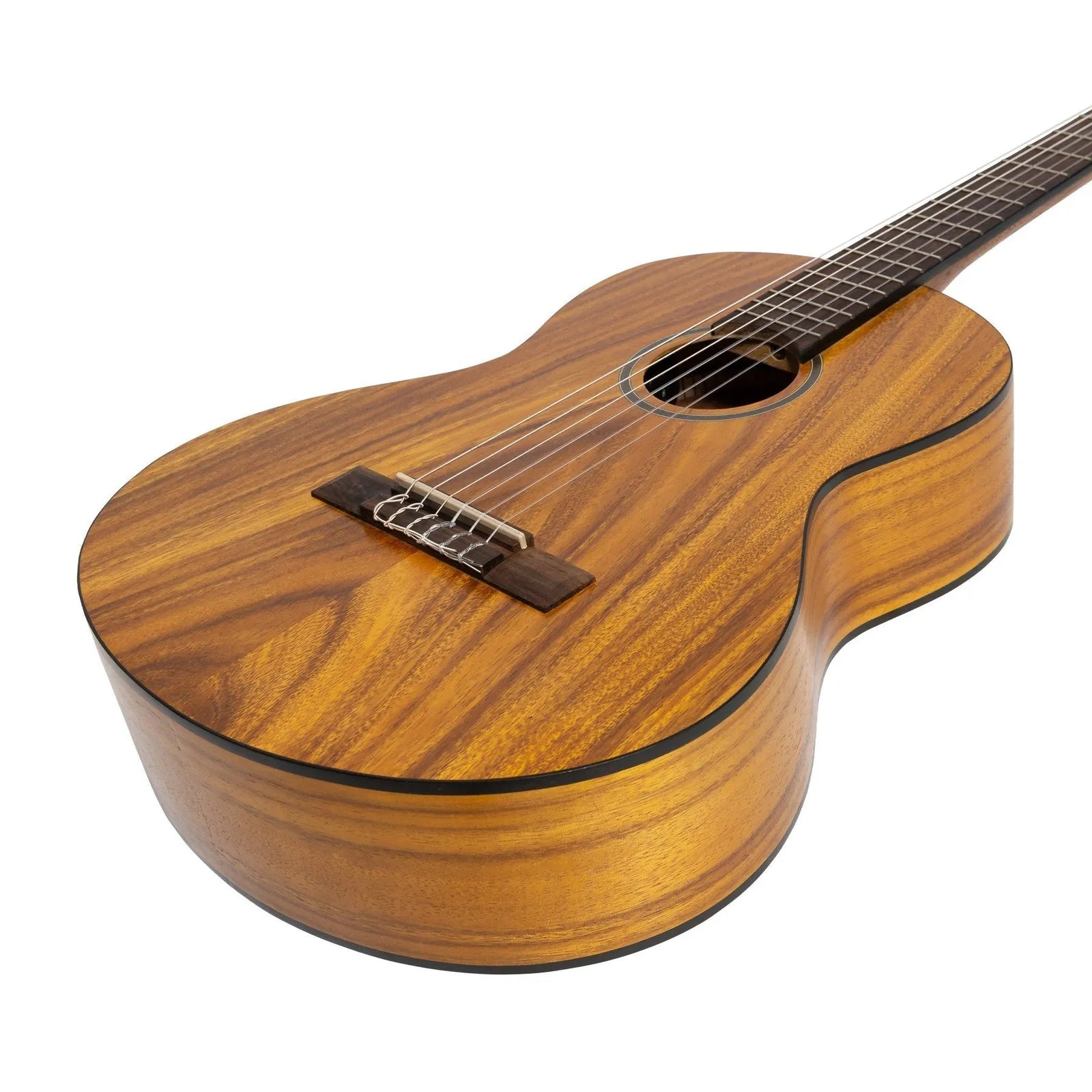 Martinez Slim Jim MC-SJ34T-KOA 3/4 Size Student Classical Guitar with Built-In Tuner — view 6