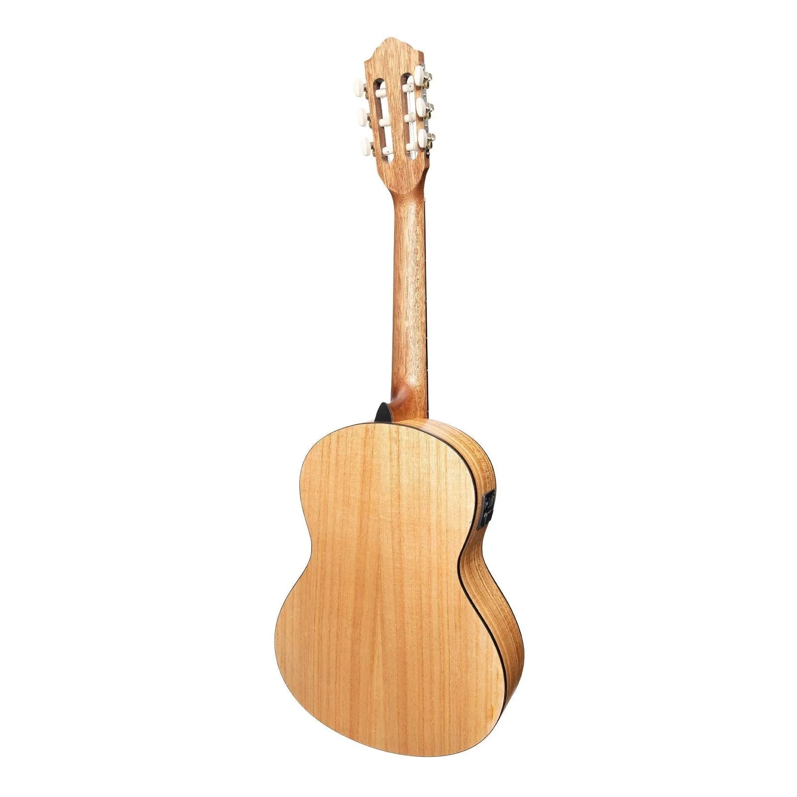 Martinez Slim Jim 3/4 Size Student Classical Guitar with Built-in Tuner, Mindi-Wood, Natural Satin Finish, Right-Handed, Model MC-SJ34T-MWD — view 2