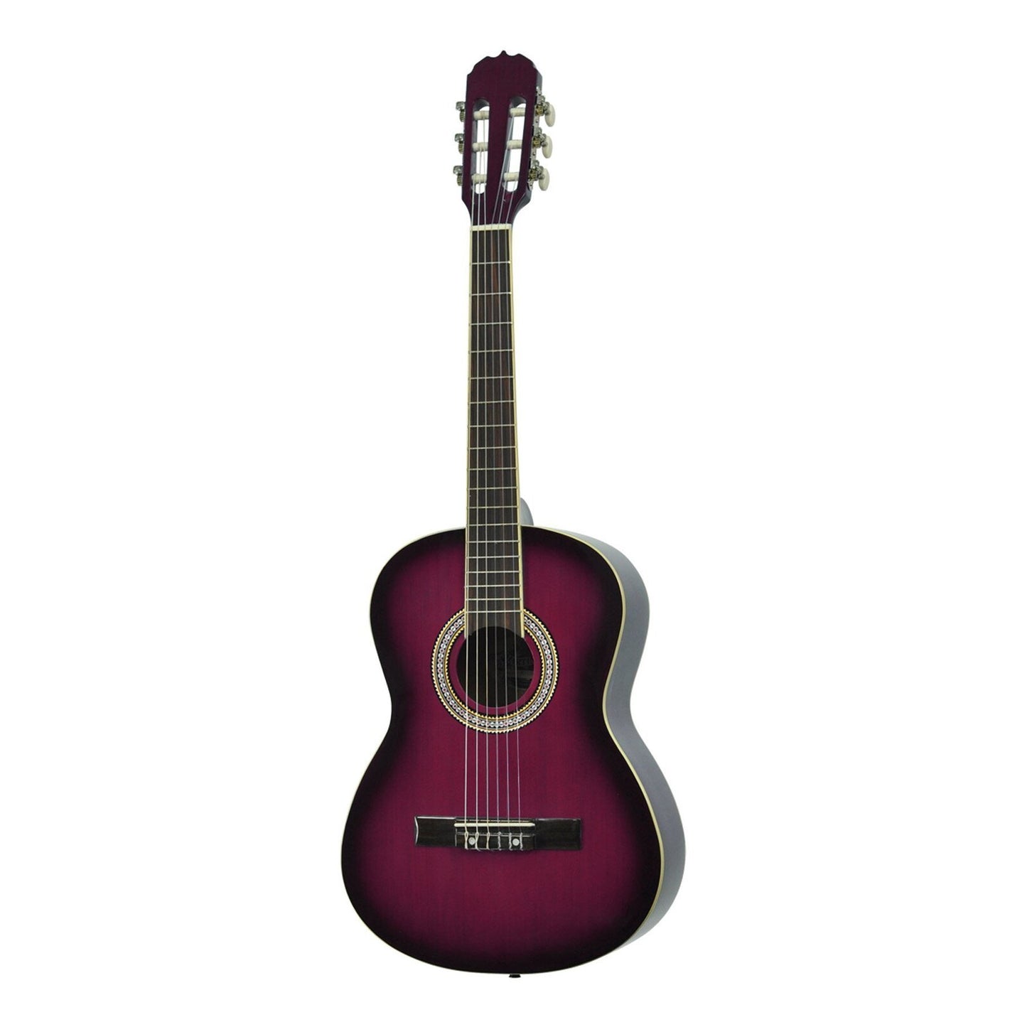 Martinez 'Slim Jim' 3/4 Size Beginner Slim Neck Classical Guitar (Plumburst)