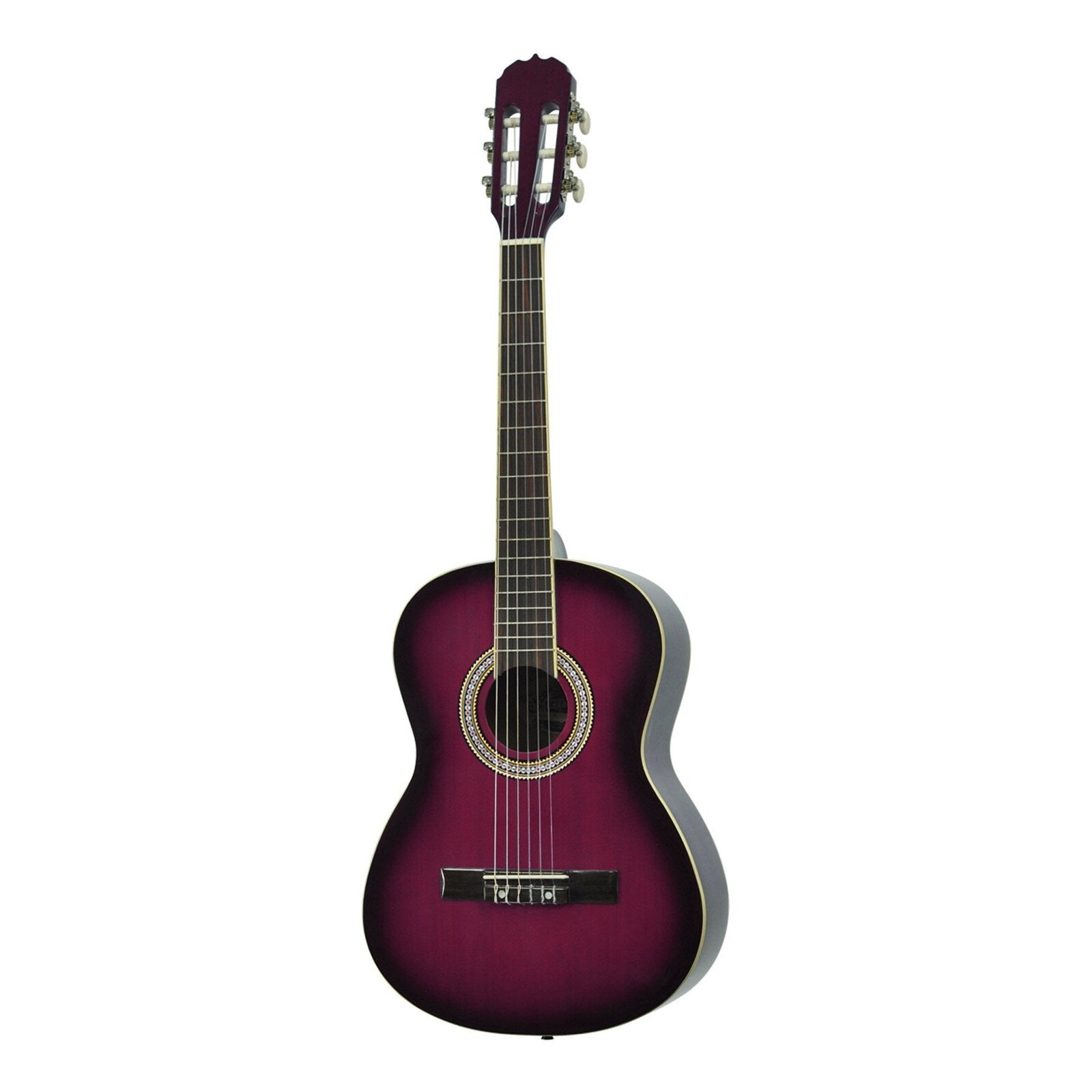Martinez 'Slim Jim' 3/4 Size Beginner Slim Neck Classical Guitar (Plumburst)