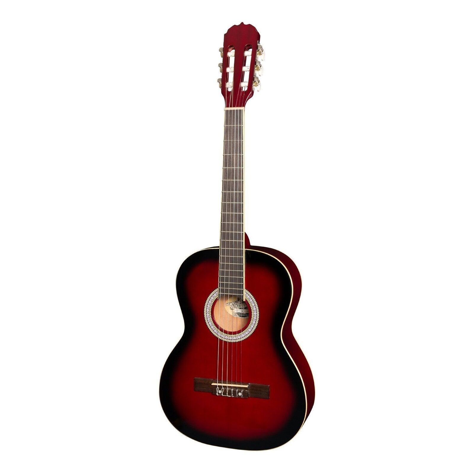 Martinez 'Slim Jim' 3/4 Size Beginner Slim Neck Classical Guitar (Wine Red)