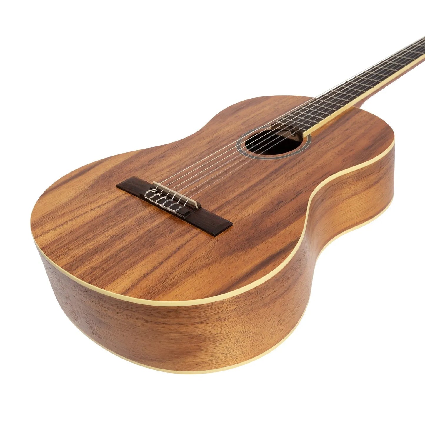 Martinez Slim Jim Full Size Student Classical Guitar with Built In Tuner MC-SJ44T-RWD — view 6