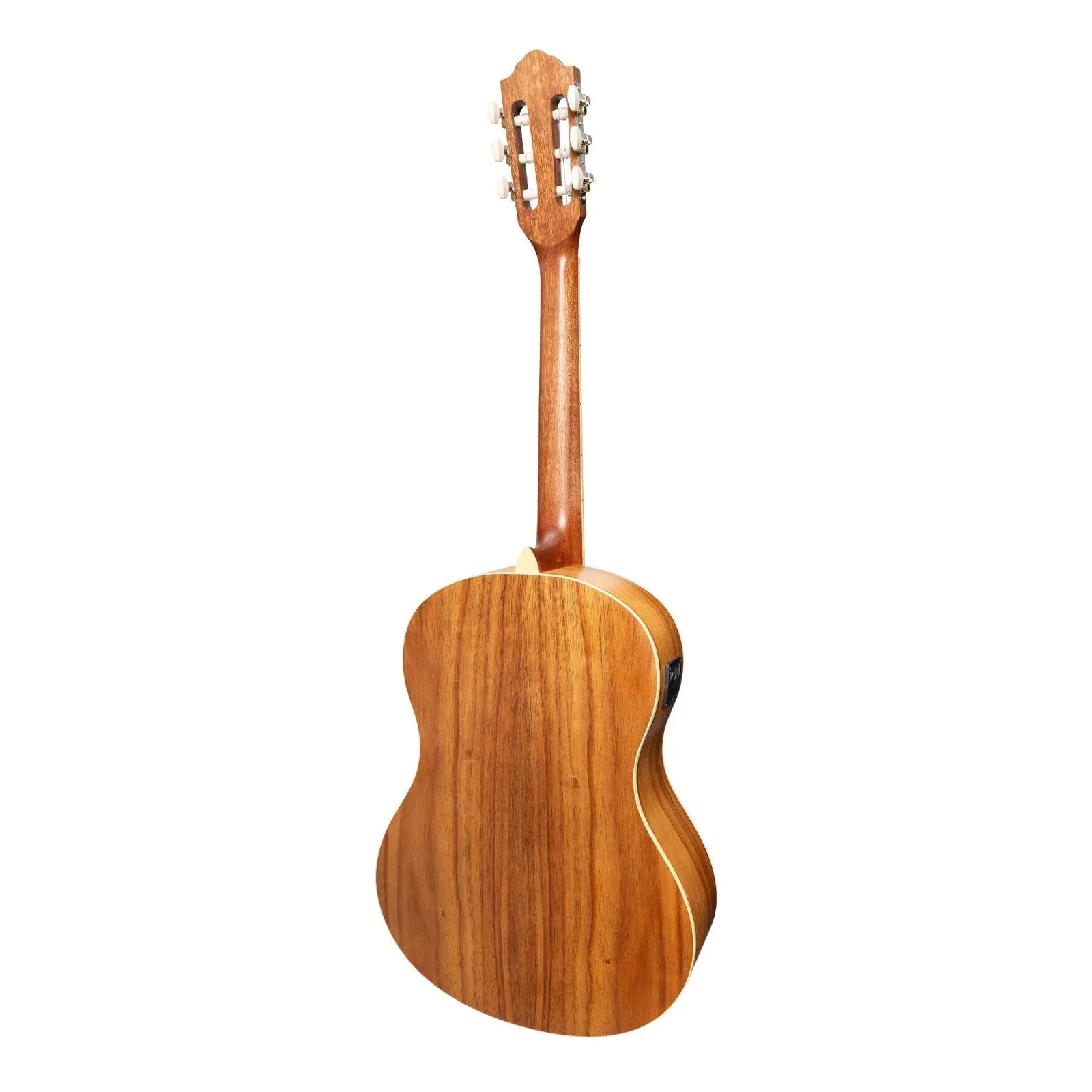 Martinez Slim Jim Full Size Student Classical Guitar with Built In Tuner MC-SJ44T-RWD — view 2